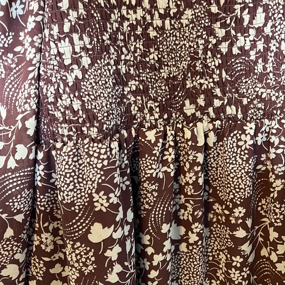 Espresso puff sleeve floral dress from Maurice’s - Picture 2 of 3